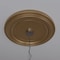 Ekena Millwork Traditional PVC Medallion (Canopies up to 13 1/2"), 22"OD x 3 1/2"ID x 1 1/2"P, Bright Coat Gold CMP22TRBGL - alternate 6